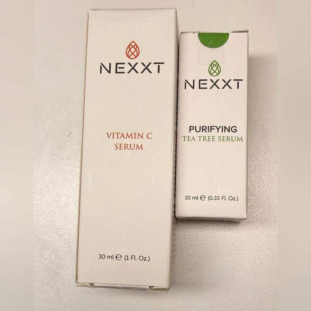 Nexxt Vitamin C Serum and Purifying Tea Tree Serum Set